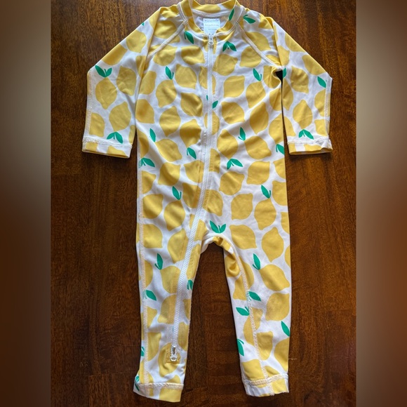 Hanna Andersson Other - Hanna Andersson Lemon Rash Guard Swimsuit